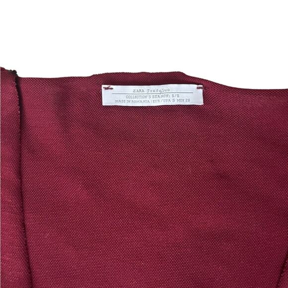 Zara Trafaluc Mod Colorblock Lightweight V-neck Maxi dress Size Small - Picture 6 of 10